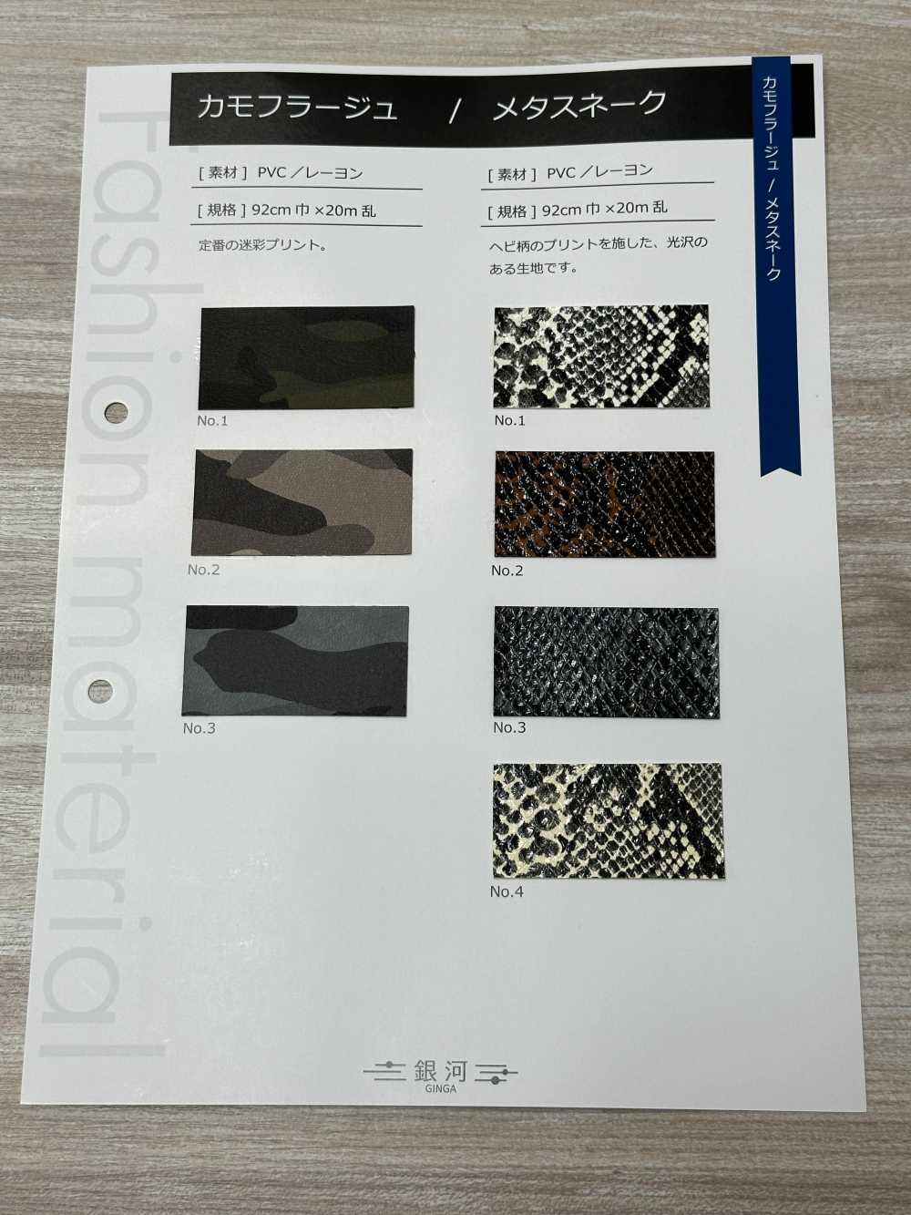 GINGA-043/044-SAMPLE Carte D