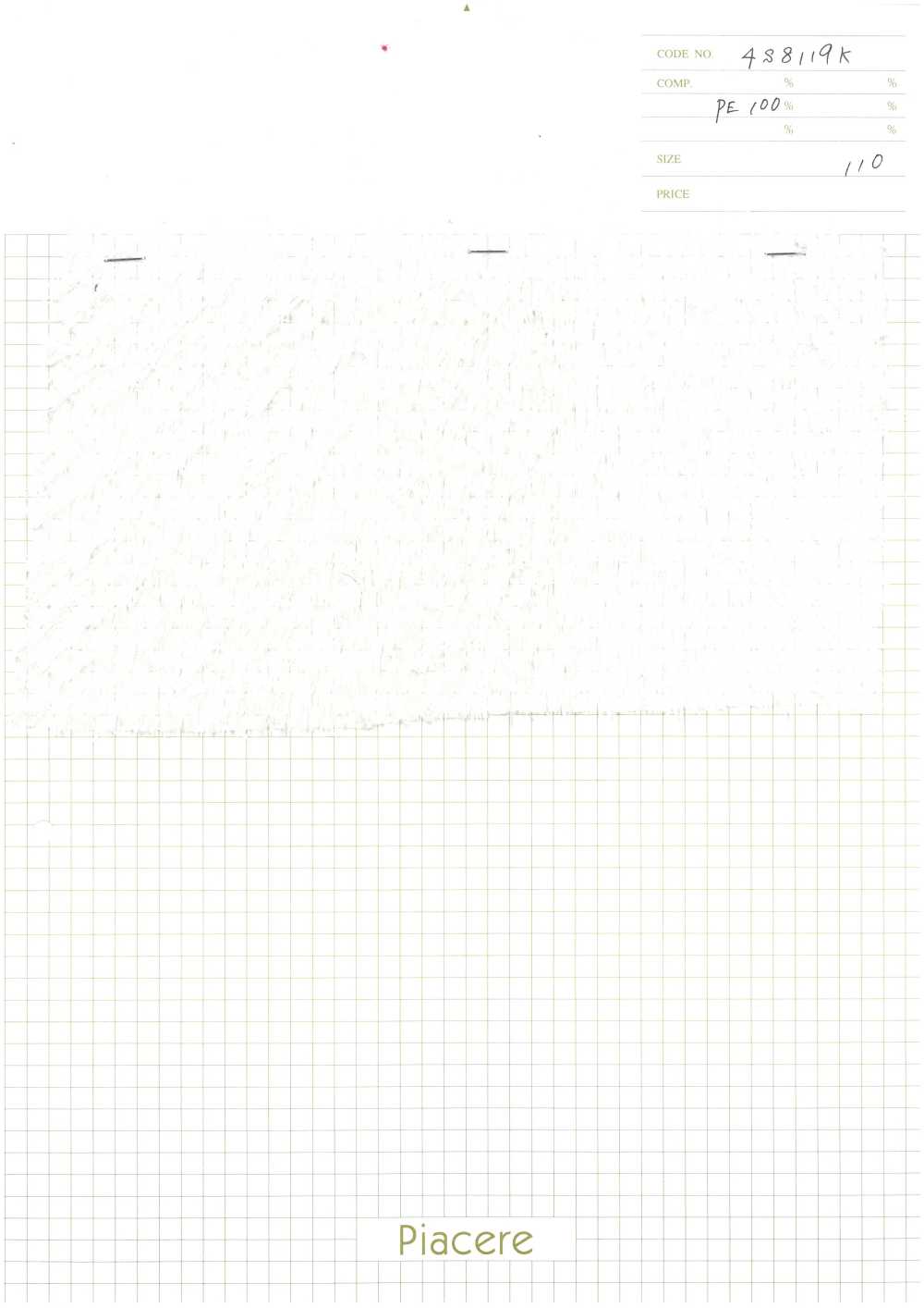 4S8119K Jacquard à Franges[Fabrication De Textile] Piacere