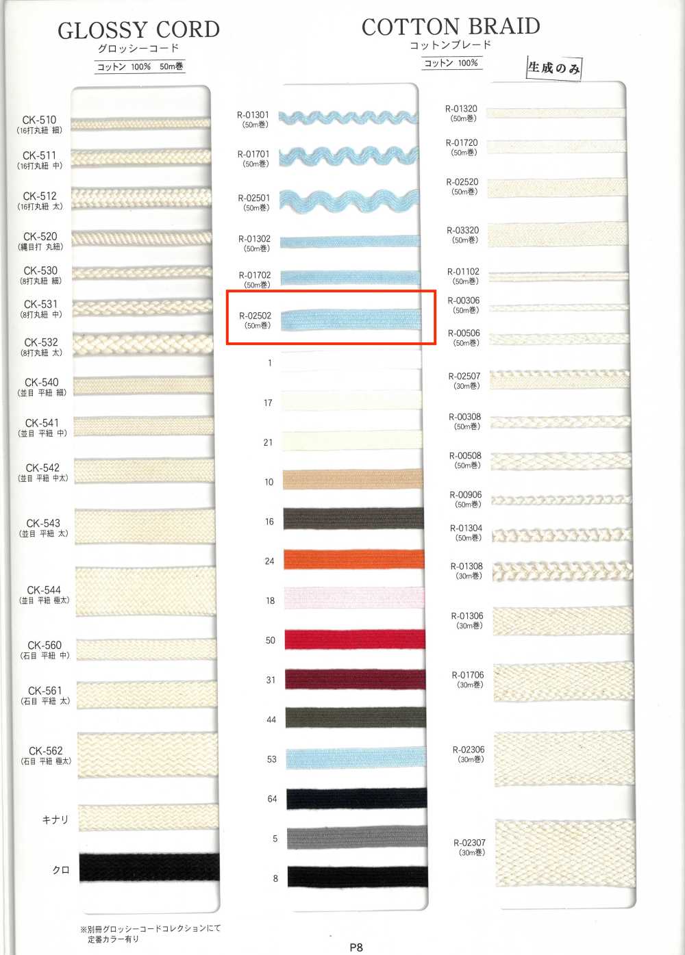 R-02502 [Ruban Ruban Cordon] RIVER