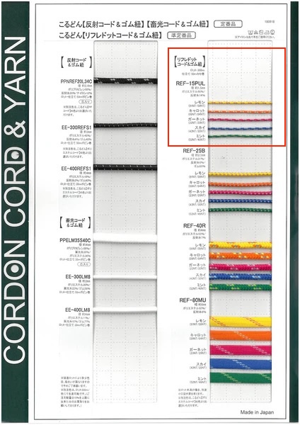 REF15PUL Cordon Rond Refre Dot 1,5 Mm[Ruban Ruban Cordon] Cordon