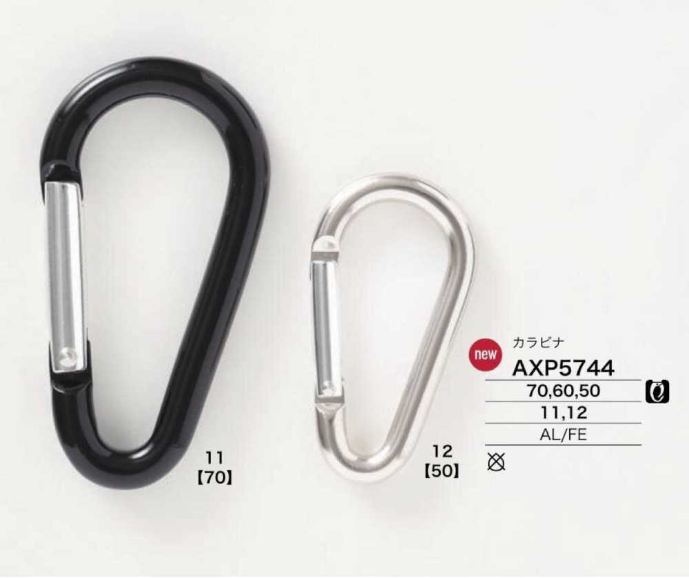 AXP5744 Mousqueton En Aluminium/fer[Boucles et anneaux] IRIS