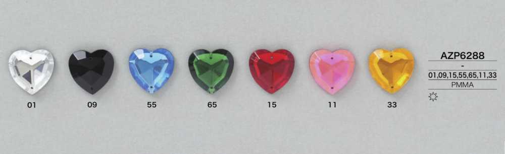 AZP6288 Pièces De Couture En Résine Acrylique[Autres articles divers] IRIS