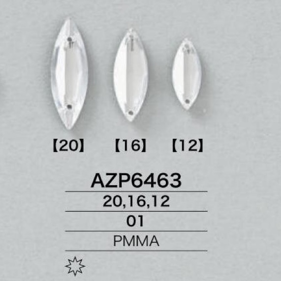 AZP6463 Pièces De Couture En Résine Acrylique[Autres articles divers] IRIS