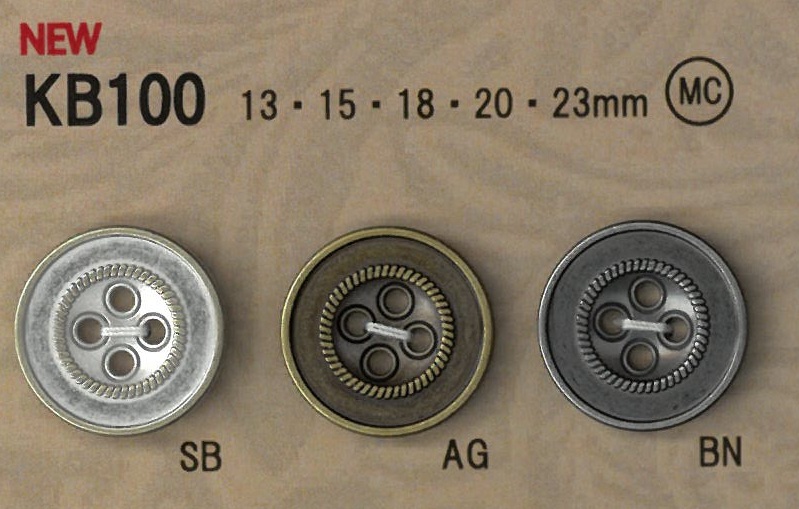 KB100 Boutons En Métal De Style Vintage Avec Bordure. DAIYA BUTTON(DAIYA BUTTON)