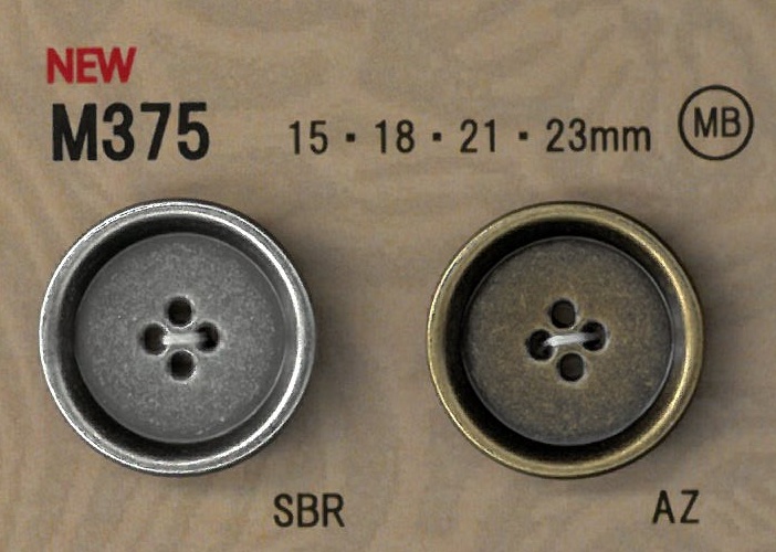 M375 Boutons En Métal De Style Vintage Avec Bordure. DAIYA BUTTON(DAIYA BUTTON)