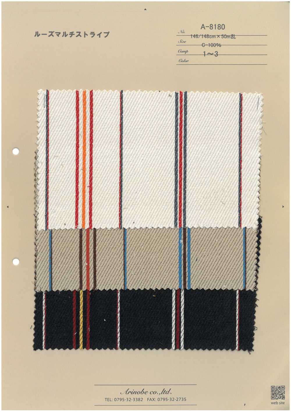 A-8180 Bandes Multiples Lâches[Fabrication De Textile] ARINOBE