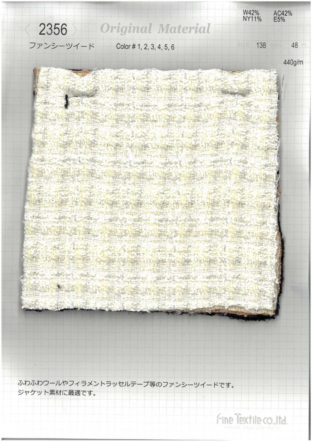 2356 Tweed De Luxe[Fabrication De Textile] Textiles Fins