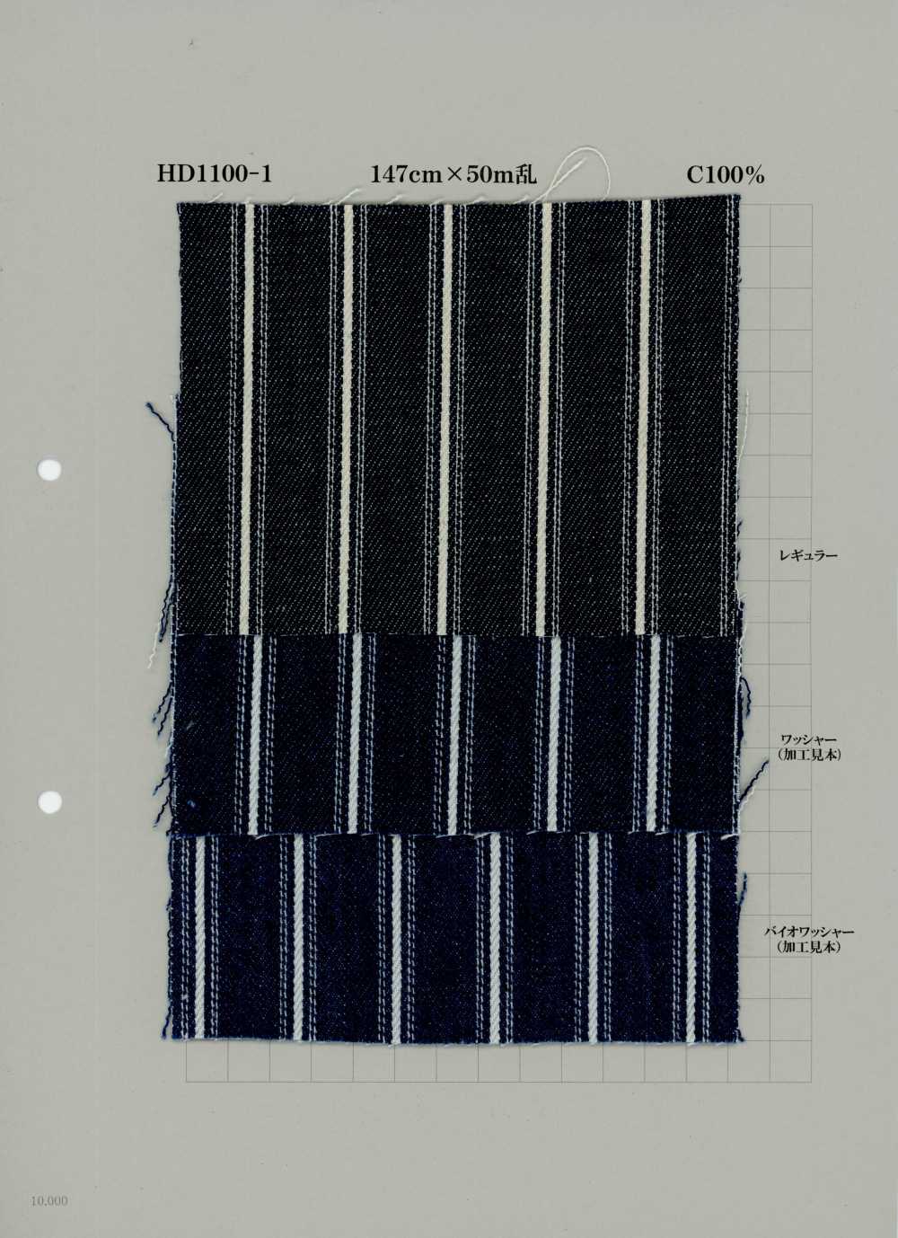 HD1100-1 Denim Coton 9 Oz[Fabrication De Textile] Textiles Yoshiwa