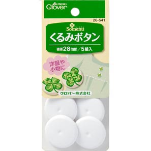 26541 Bouton Tissu 28mm[Fournitures D'artisanat] Trèfle