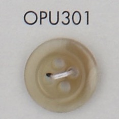 OPU301 Bouton à 4 Trous Bordé De Résine D