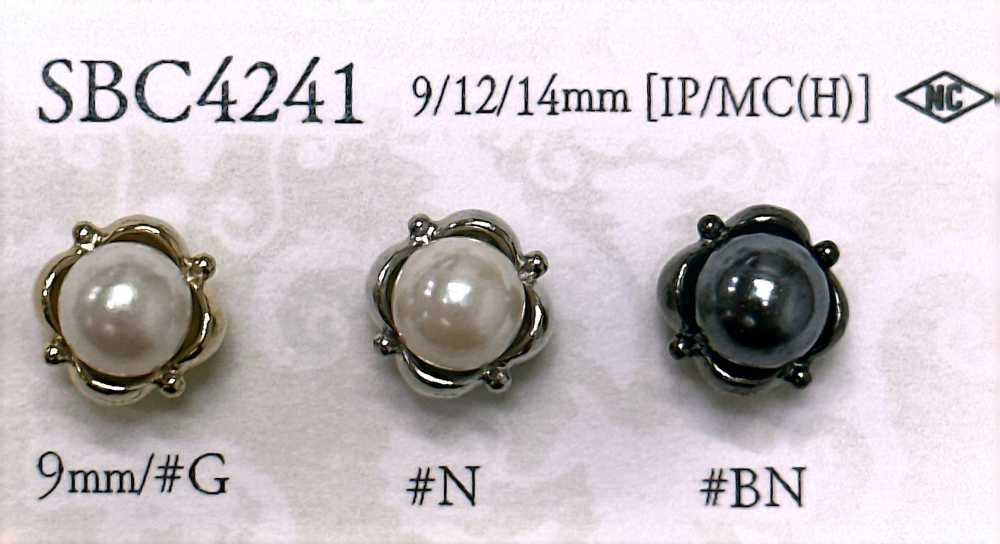 SBC4241 Bouton En Forme De Perle IRIS
