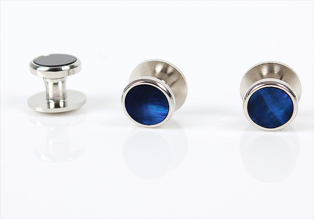 E-4-S Color Coating Shell Stud Bleu Marine[Accessoires Formels] Yamamoto(EXCY)