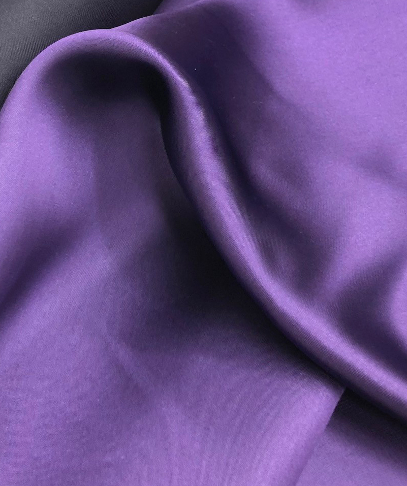 NG-PURPLE Textile En Satin De Soie Yamanashi Fujiyoshida[sortie] Yamamoto(EXCY)