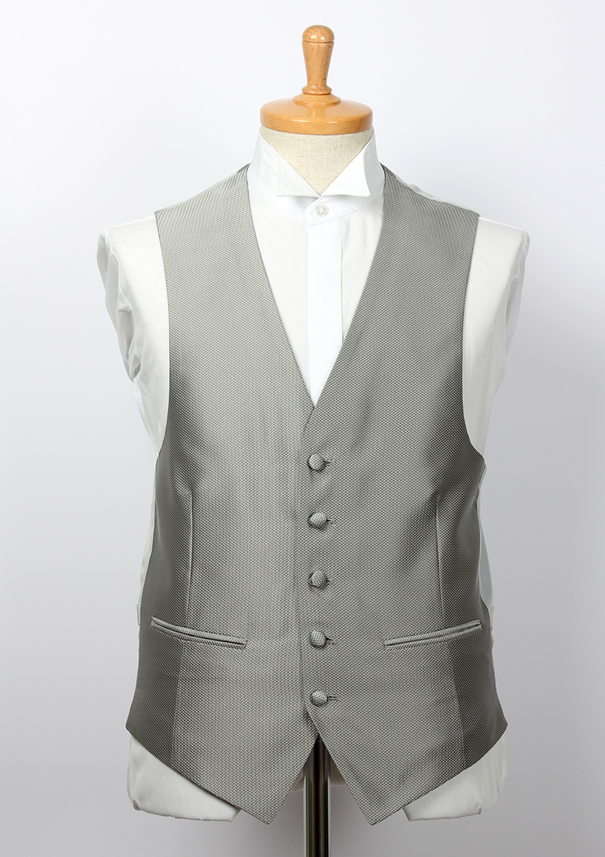 V-01 Gilet Formel Polyester Gris Clair[Accessoires Formels] Yamamoto(EXCY)
