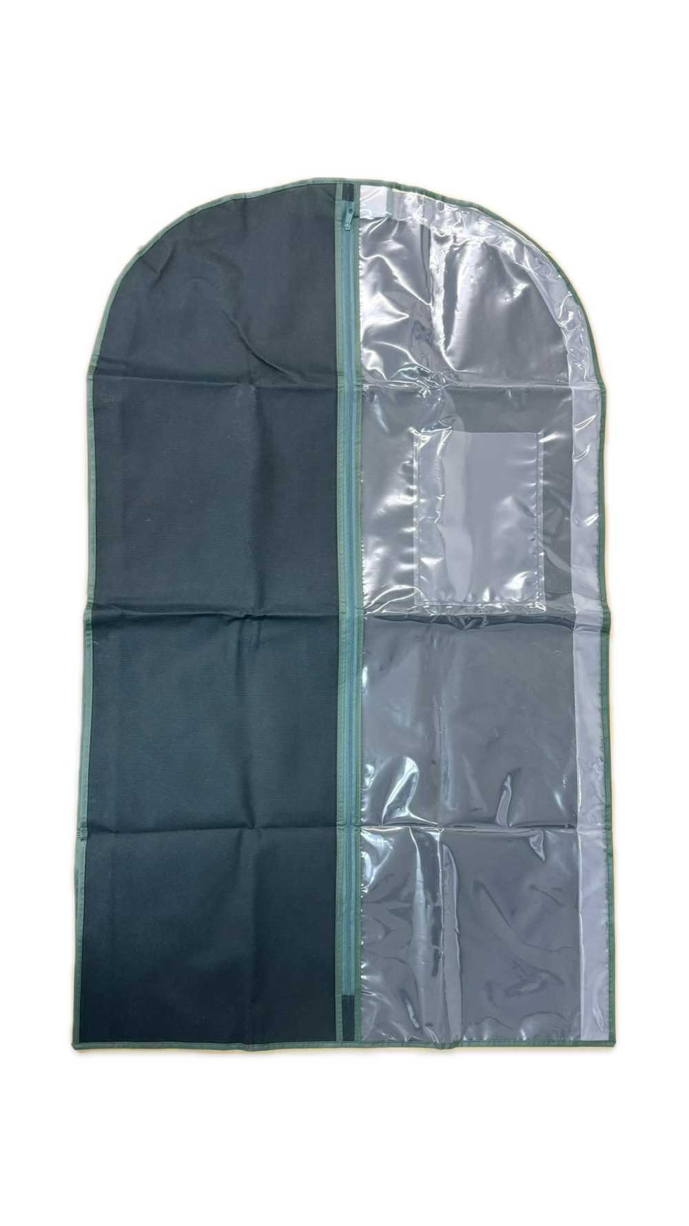 FA182 Housse De Rangement à Soufflet Pour Costume, Verte[Cintre / Sac à Vêtements]