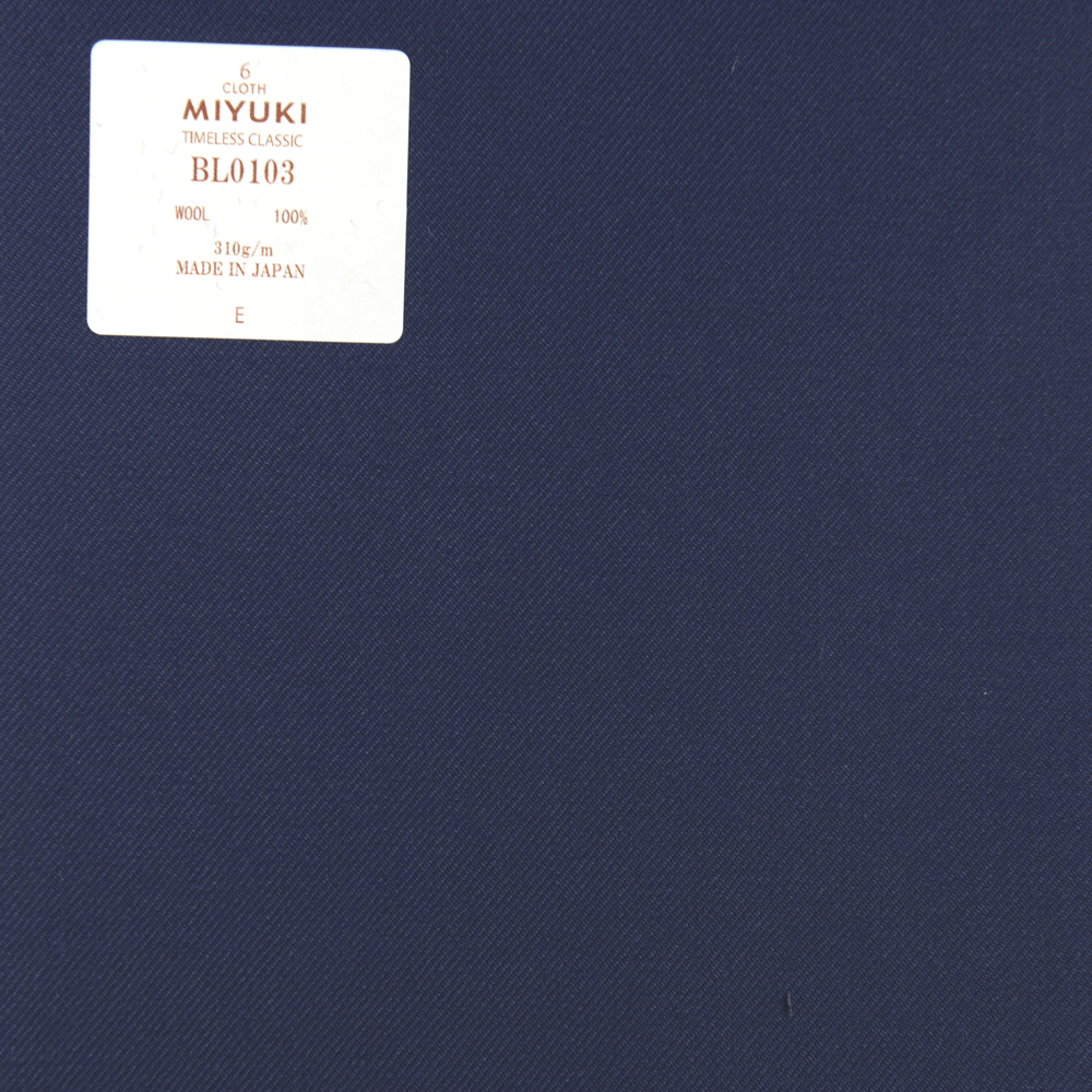 BL0103 Intemporel Classique Classique Uni Bleu[Textile] Miyuki Keori (Miyuki)