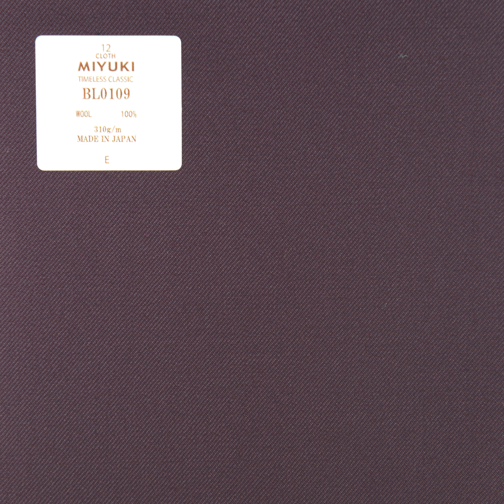BL0109 Intemporel Classique Classique Uni Violet[Textile] Miyuki Keori (Miyuki)