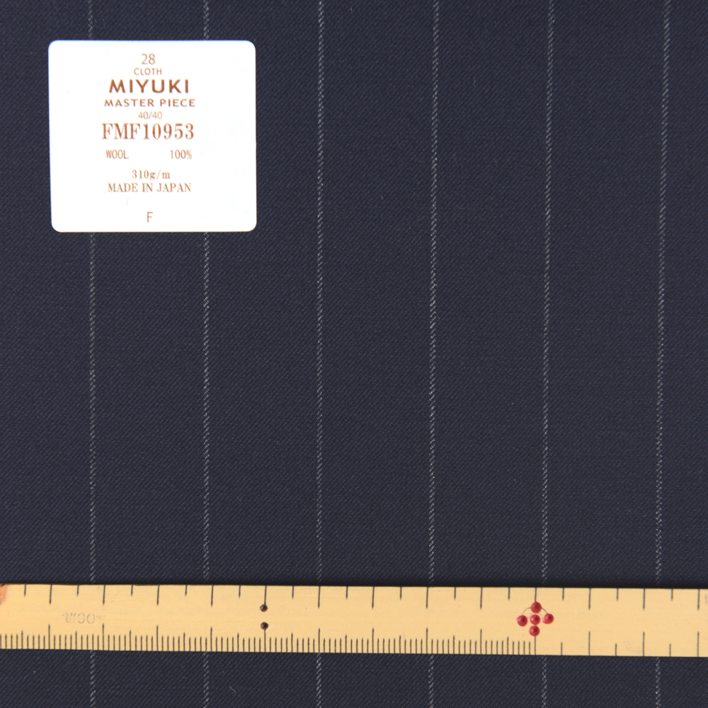 FMF10953 Masterpiece 40/40 Large Pitch Stripe Bleu Marine[Textile] Miyuki Keori (Miyuki)