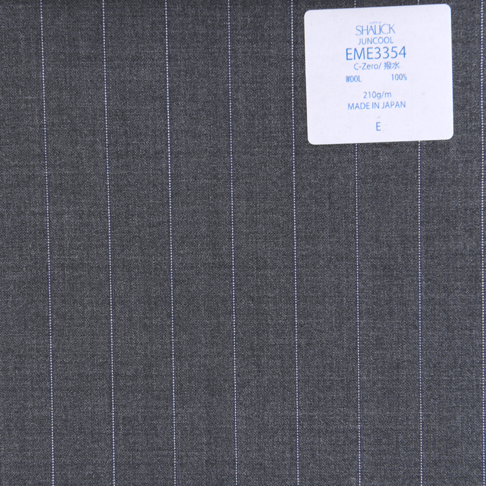 EME3354 Vêtements D&#39;été Japonais Sharick Series Juncourt Rayé Gris[Textile] Miyuki Keori (Miyuki)