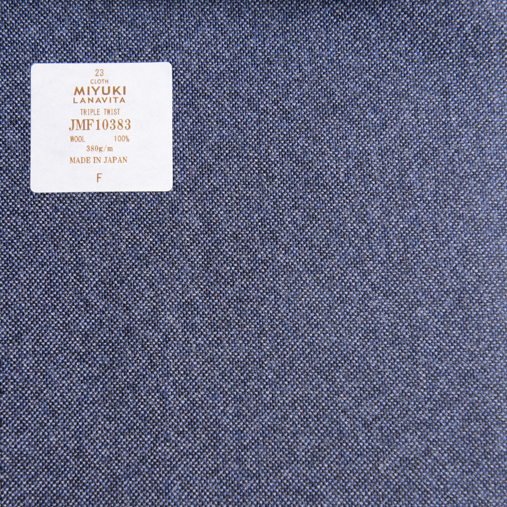 JMF10383 Lana Vita Collection Tweed Filé Uni Bleu[Textile] Miyuki Keori (Miyuki)