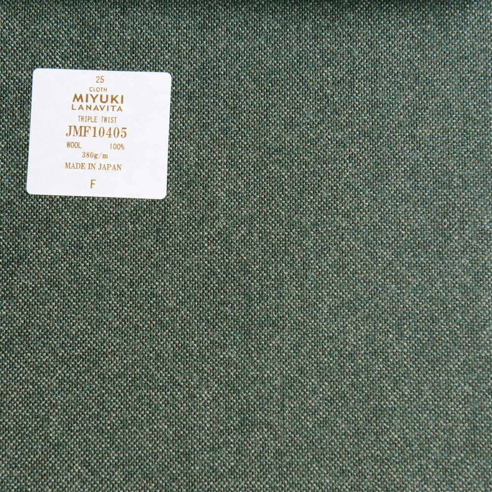 JMF10405 Lana Vita Collection Tweed Filé Uni Vert Foncé[Textile] Miyuki Keori (Miyuki)