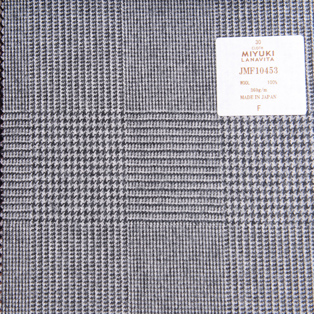 JMF10453 Lana Vita Collection Glen Check Gris[Textile] Miyuki Keori (Miyuki)