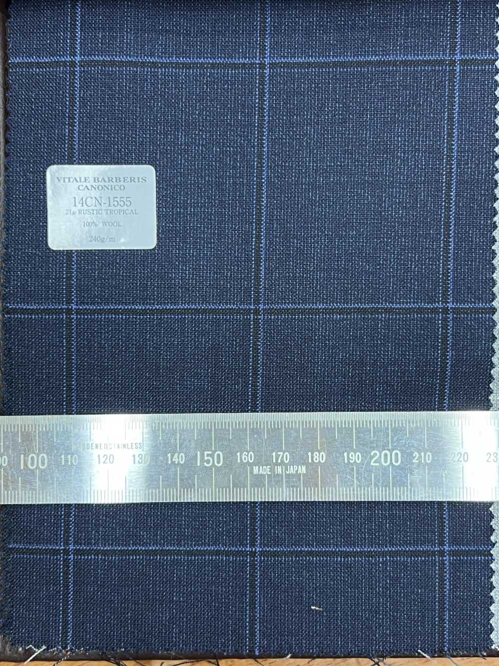 14CN1555 CANONICO 21μ RUSTIC TROPICAL Vitre Bleu Foncé[Textile] CANONIQUE