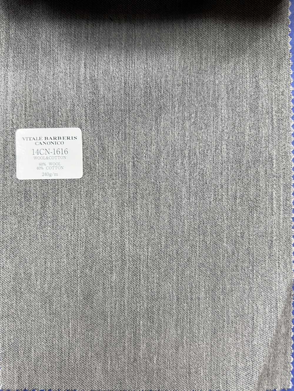 14CN1616 CANONICO LAINE&COTON PRUNNELL"" Sans Motif Gris""[Textile] CANONIQUE