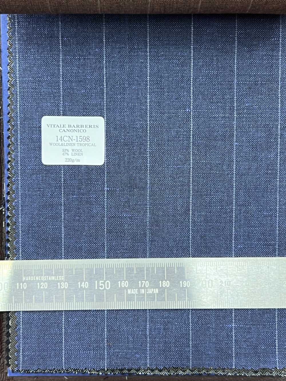 14CN1598 CANONICO Laine & Lin 21 Microns Bleu Marron[Textile] CANONIQUE