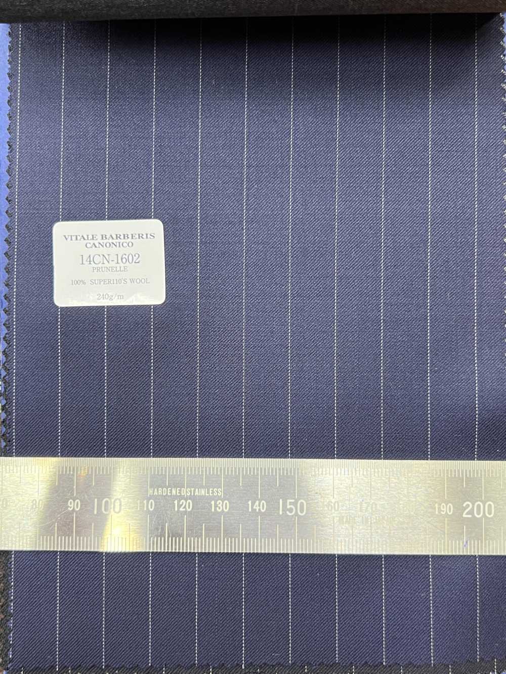 14CN1602 CANONICO PRUNELLE Rayures Marine[Textile] CANONIQUE