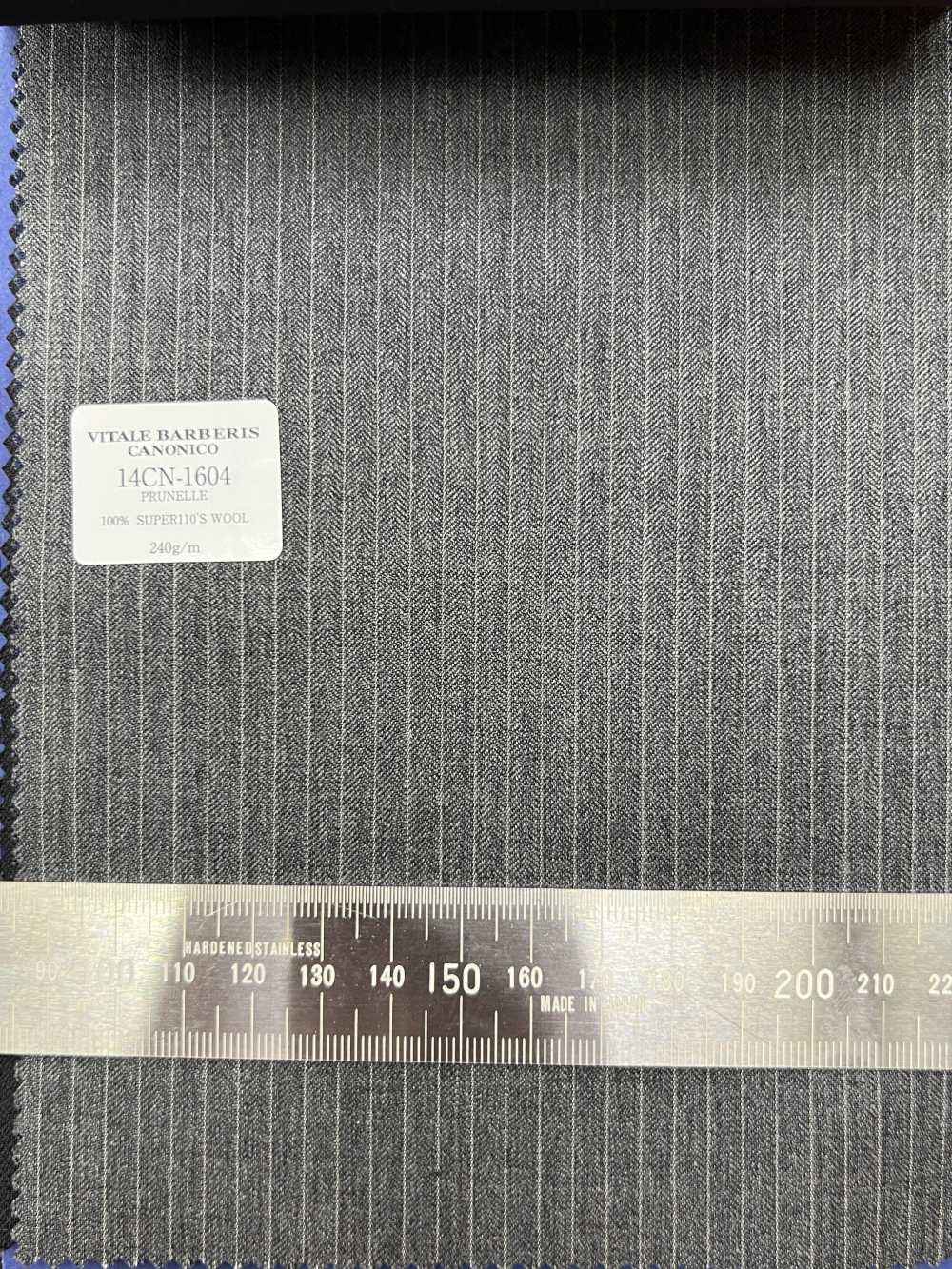 14CN1604 CANONICO PRUNELLE RAYURE GRIS[Textile] CANONIQUE