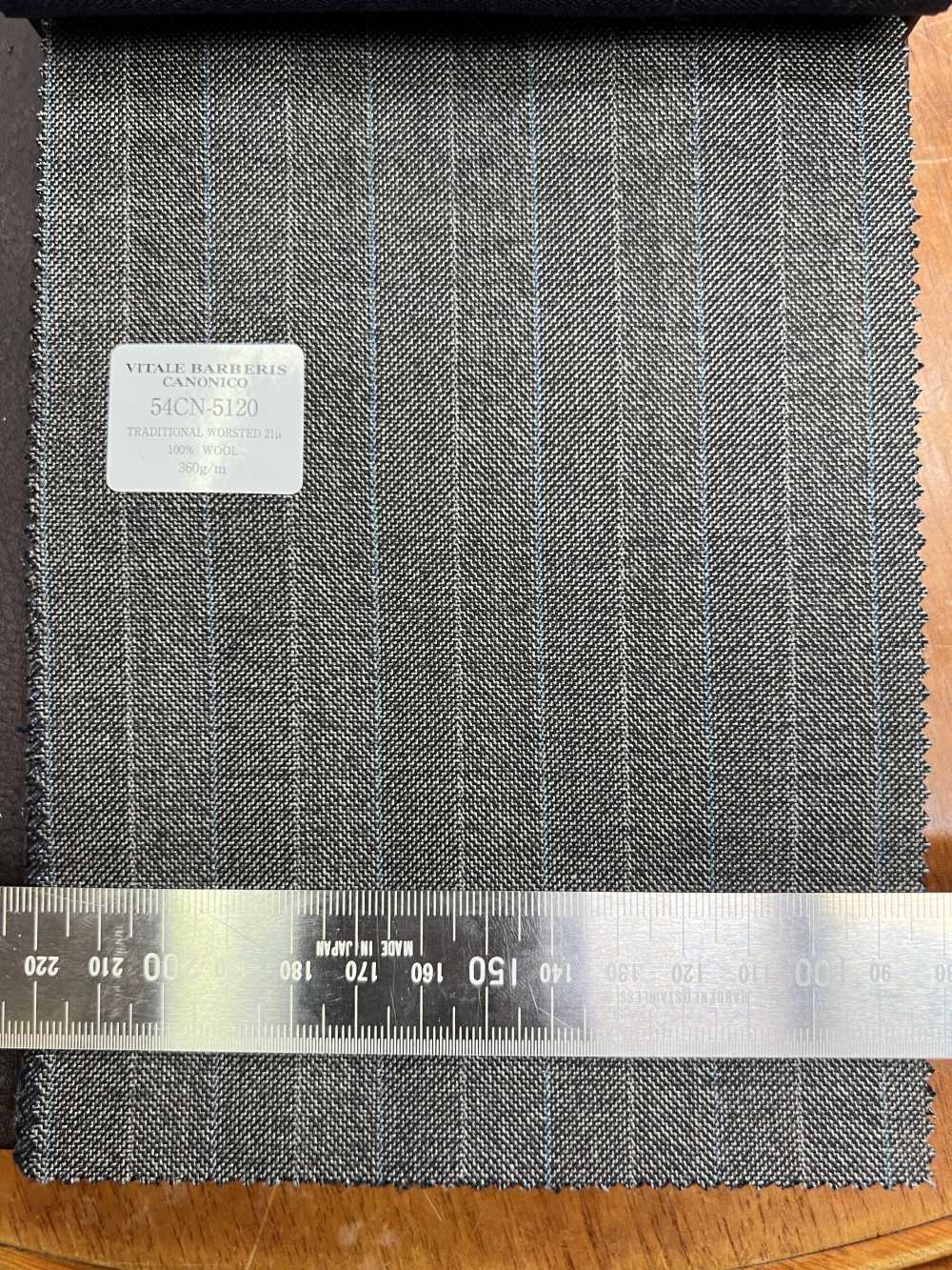 54CN5120 CANONICO TRADITIONAL WORSTED 21μ Rayures Alternées Marron Clair[Textile] CANONIQUE