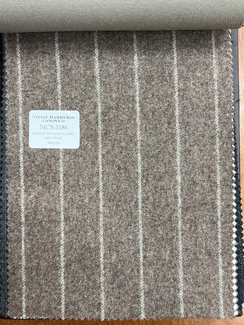 54CN5186 FLANELLE DE LAINE ORIGINALE CANONICO Marron[Textile] CANONIQUE