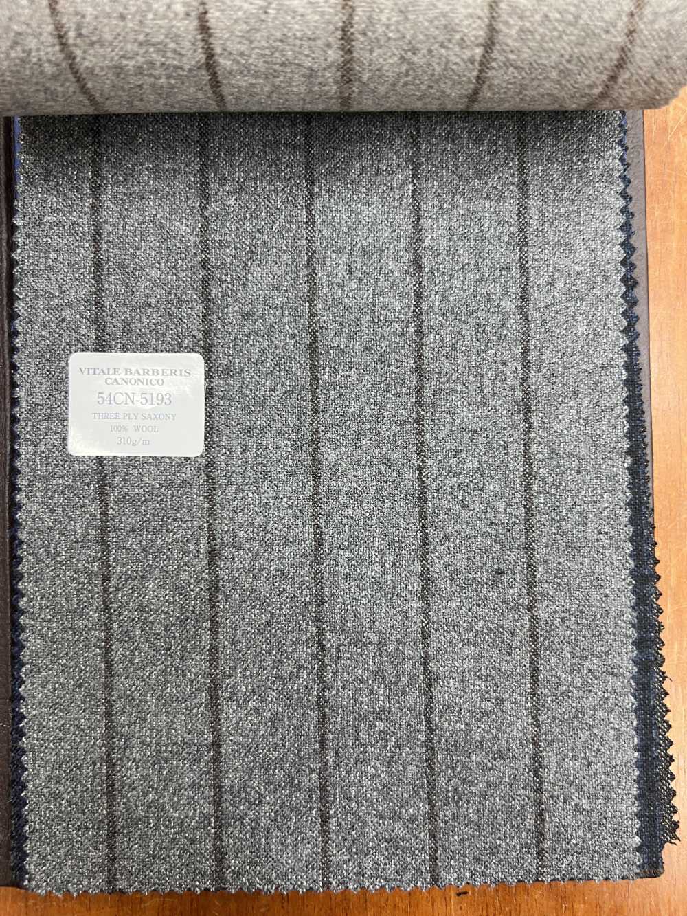 54CN5193 CANONICO 3 PLIS GRIS SAXONIE[Textile] CANONIQUE