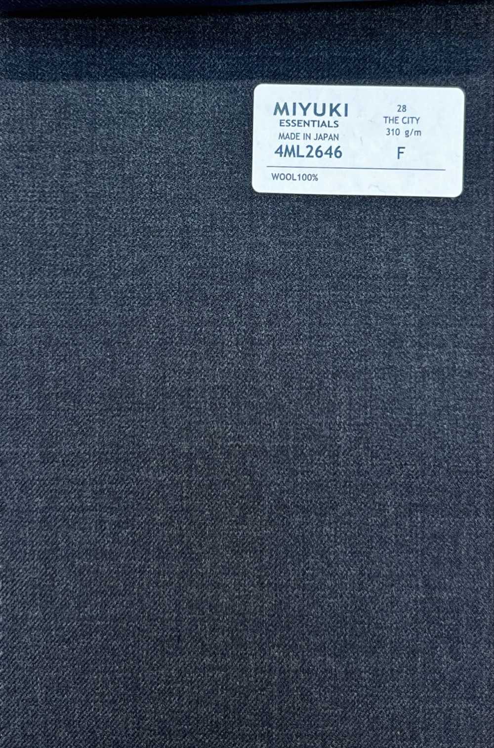 4ML2646 ESSENTIELS LA VILLE Gris Anthracite Ciel[Textile] Miyuki Keori (Miyuki)