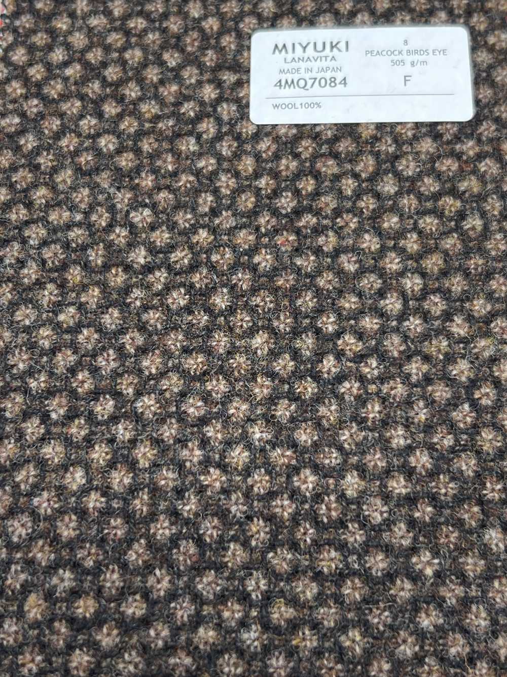 4MQ7084 VARIÉTÉS PEACOCK BIRDS EYE Brun Moyen[Textile] Miyuki Keori (Miyuki)