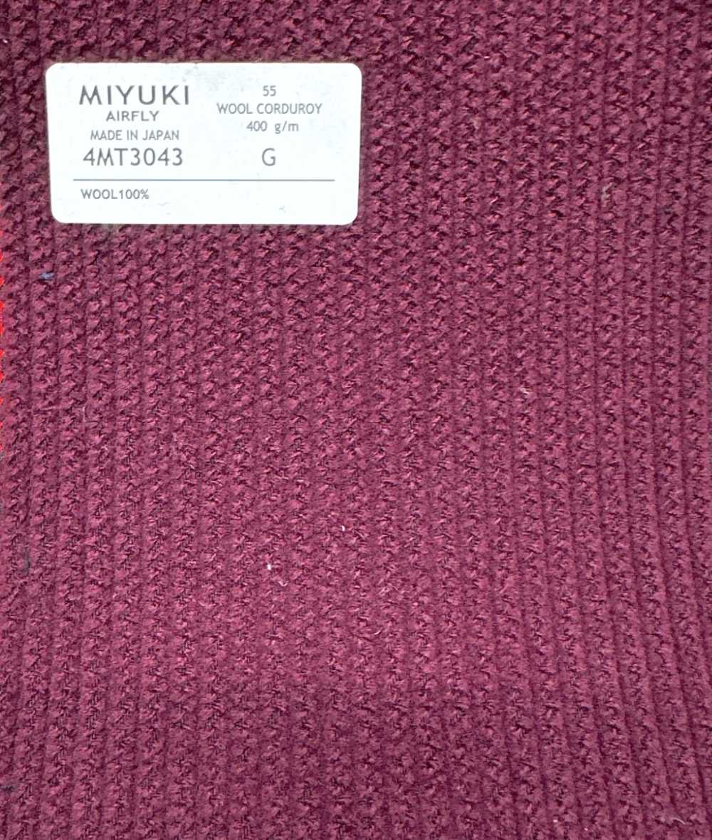 4MT3043 VARIÉTÉSVELOURS CÔTELÉ DE LAINE Etc.[Textile] Miyuki Keori (Miyuki)