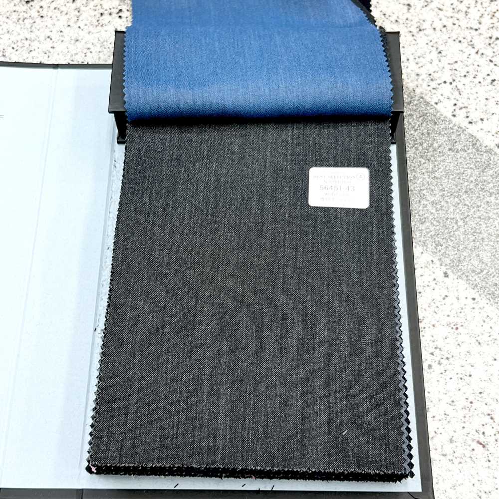 56451-43 25SS MEILLEURE SÉLECTION [N-STRETCH] N-Stretch Sans Motif Gris Couleur Unie[Textile] Kunishima Co., Ltd.