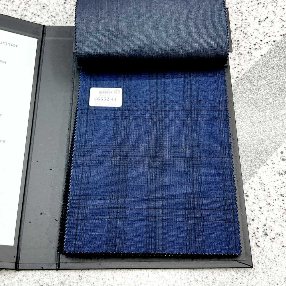 46552-44 25SS HERDREX [PROLIDO] Carreaux Tartan Bleus Prolido[Textile] Kunishima Co., Ltd.