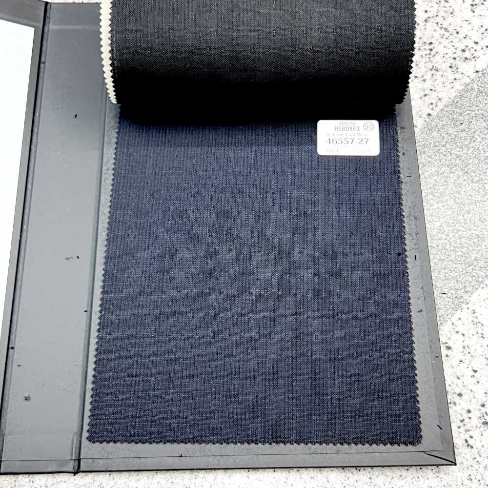 46557-27 25SSHERDREX [Brilliant Cool] Rayures Bleu Marine Ombrées Brilliant Cool[Textile] Kunishima Co., Ltd.