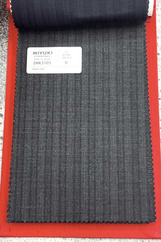 2MK3103 25SS MIYUKI Textile ACTIVA Anthracite Gris Ciel Petite Miyuki Keori (Miyuki)