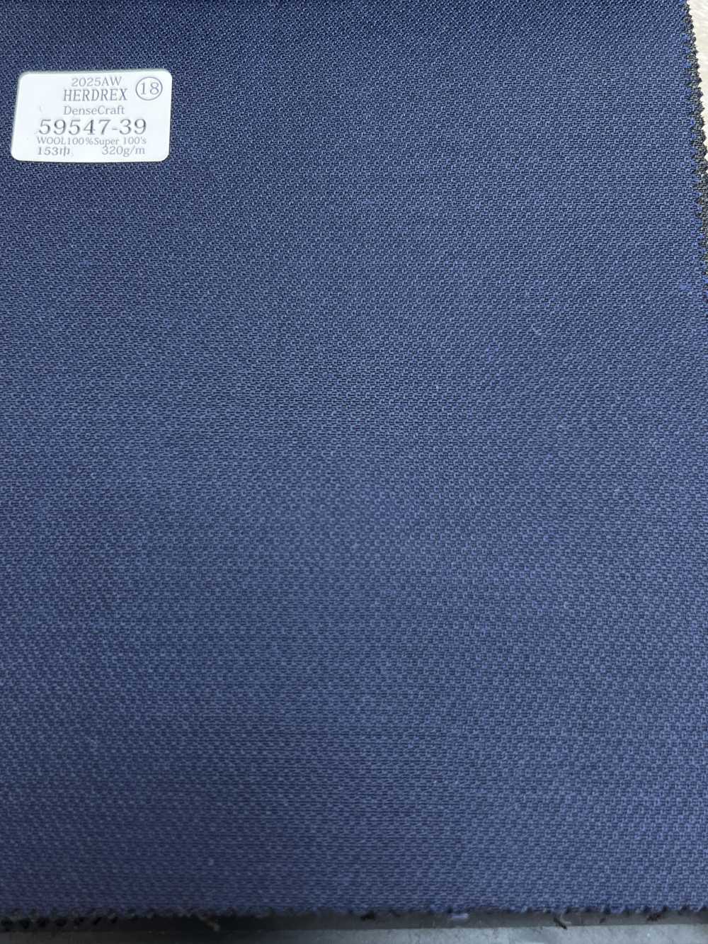 59547-39 25AW HERDREX [Dense Craft] Dense Craft Bleu[Textile] Kunishima Co., Ltd.