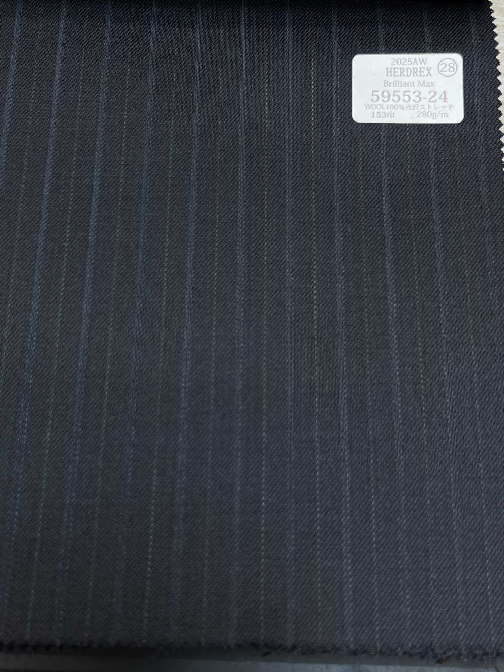 59553-24 25AW HERDREX [Brilliant Max] Brilliant Max Bleu Marine Foncé à Rayures Alternées[Textile] Kunishima Co., Ltd.