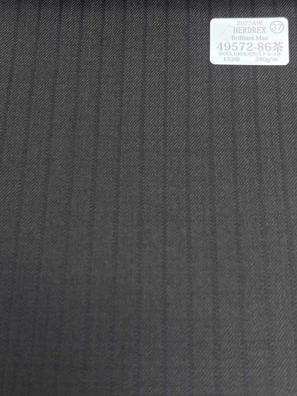 49572-86 25AW HERDREX [Brilliant Max] Rayure Ombrée Marron Foncé Brilliant Max[Textile] Kunishima Co., Ltd.