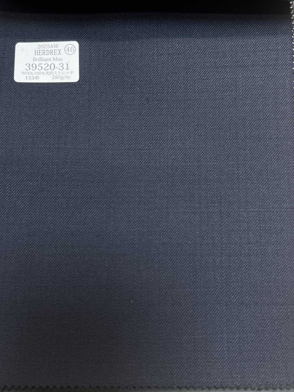 39520-31 25AW HERDREX [Brilliant Max] Brilliant Max Bleu Marine Sans Motif[Textile] Kunishima Co., Ltd.