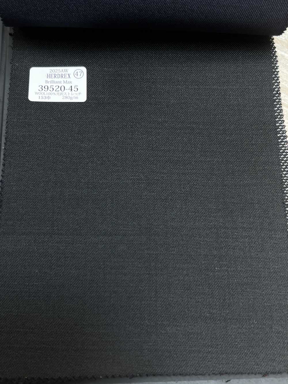 39520-45 25AW HERDREX [Brilliant Max] Brilliant Max Anthracite Gris Ciel Sans Motif[Textile] Kunishima Co., Ltd.