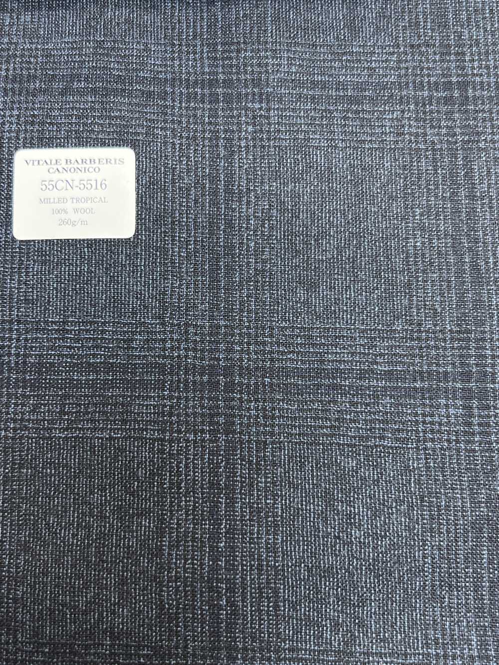 55CN5516 CANONICO MILLED TROPICAL Bleu Marine à Carreaux Glen[Textile] CANONIQUE