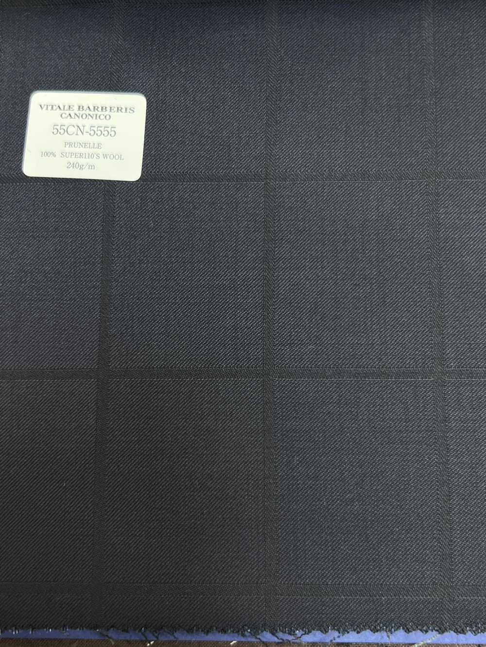 55CN5555 Panneau D'ombre Bleu Marine CANONICO PERENNIAL SUPER110[Textile] CANONIQUE