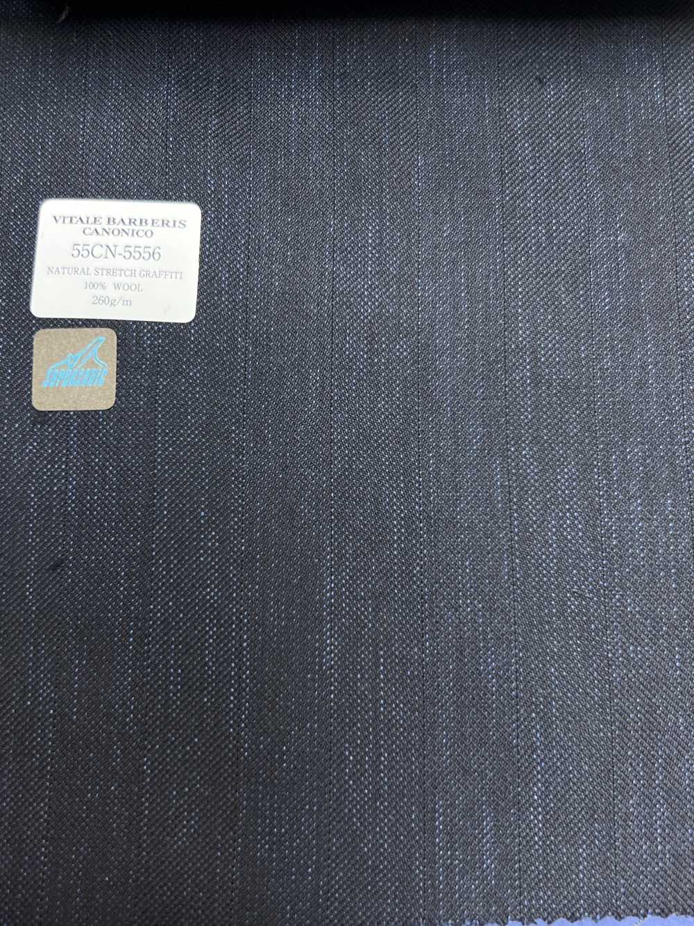 55CN5556 CANONICO NATUREL STRETCH GRAFFITTI, Bleu Foncé, Style Mélange[Textile] CANONIQUE