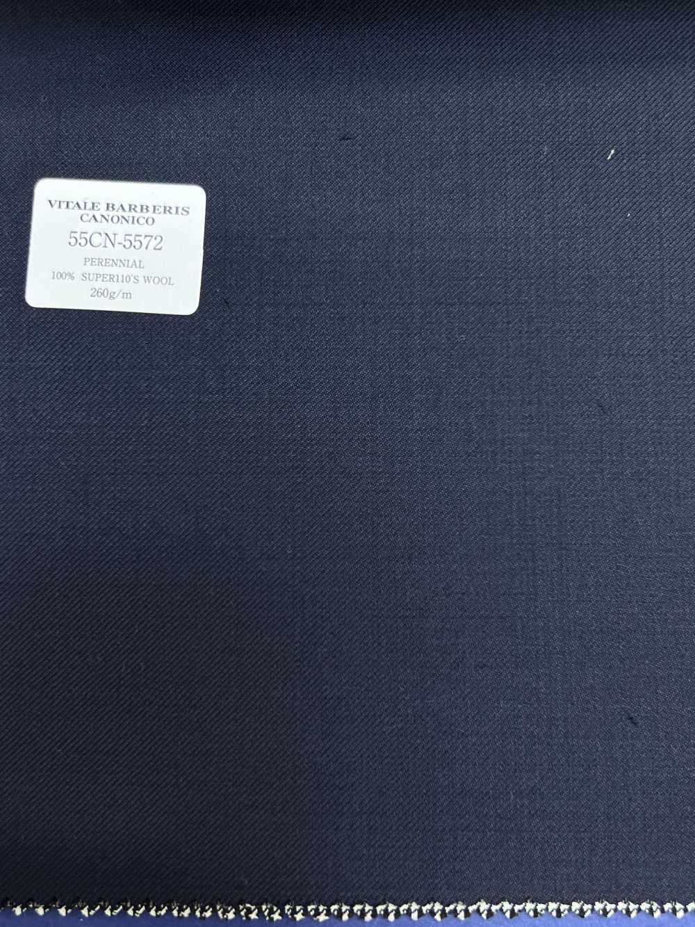 55CN5572 CANONICO PERENNIAL SUPER110'S Bleu Marine Sans Motif[Textile] CANONIQUE
